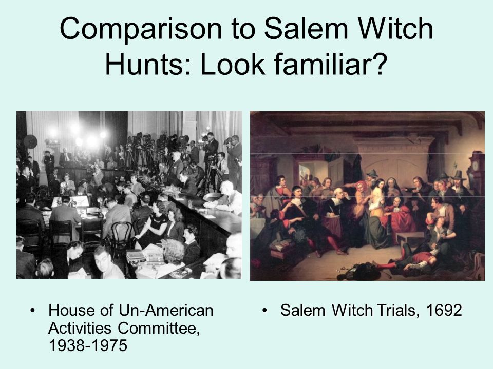 Witch hunts, sexual predators and banding together against those who abuse their power